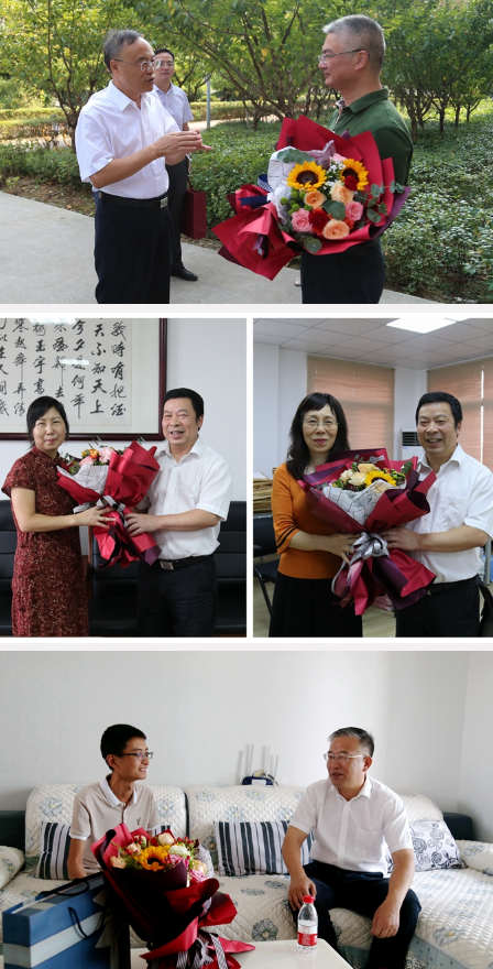 江苏理工学院校领导教师节走访慰问教职工