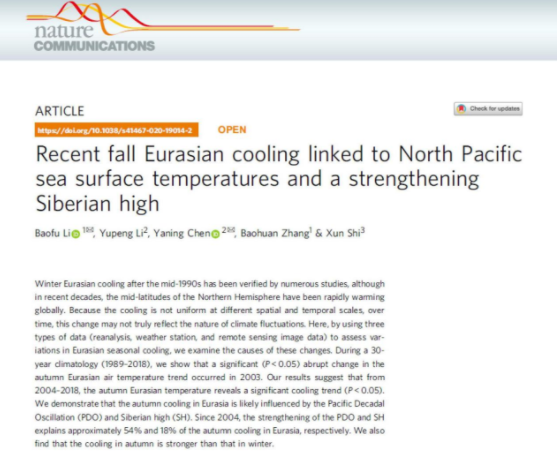 曲阜师大李宝富副教授在国际顶级期刊Nature Communications(自然-通讯)发表重要学术成果