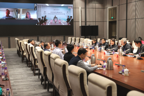 北京冬奥会大学生体育记者选拔训练营动员部署会现场