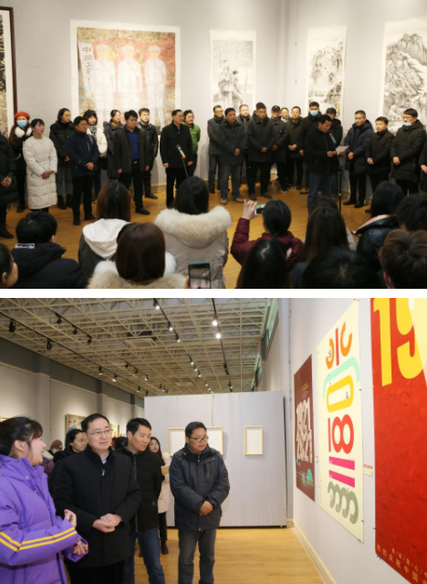 副校长刘彦明指导美院“大美精工教师艺术和设计作品展”