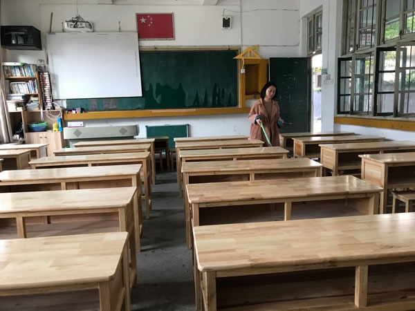 崇义县城关小学:迎接复学,我们时刻准备着